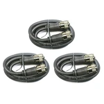 3 Lot Steren 6 Ft Gray RG-8X Mini Coax PL-259 Ham Radio Antenna Jumper Cable. Fixed Price $29.95.