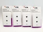 Zenith VW6E6EW Dual Ethernet Wallplate White Lot Of 4. Fixed Price $18.95.