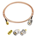 Superbat Sma Male To SO239 Coax Cable 10FT Uhf + 3PCS Adapter Kit. Fixed Price $19.51.