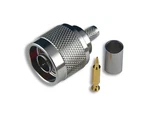 2PCS Rf, Type Male Crimp, Nickel, Teflon Insulation (us Stock) 11-11Z-3-TGN. Fixed Price $9.95.