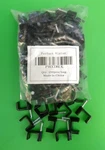 (100/BAG) Perfect Vision Pvccdblk Dual Cable Nail Clips RG6 RG59 - Black. Fixed Price $8.99.