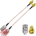 2PCS RG316 Sma To PL259 Coax Cable Uhf 6INCH Pigtail. Fixed Price $20.00.