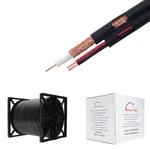 Cables Direct Online RG59/U Siamese Cctv 20AWG 500FT, Black. Fixed Price $116.93.