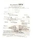 New Amphenol 83-58FCP-RFX Uhf Plug For RG-58, 141, 142A. Fixed Price $12.95.
