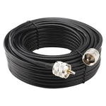 Upgraded PL259 Cable 49.2FT Uhf Male To Cb Coax Low Loss Ex. Fixed Price $32.95.