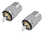 PL259 Male Uhf Coax Connectors Solder Plug 83-1SP-15RFX (2 Pack). Fixed Price $20.94.