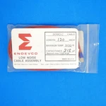 Meggitt Endevco 3090C-120, 120" 500 Cap. 315 Pf Low Noise Coaxial Cable Assem. Fixed Price $99.21.