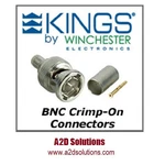 BAG-100 Kings 2065-2-9 75 Ohm Bnc Connector Belden 1505A 1506A & Gepco VPM2000. Fixed Price $329.00.