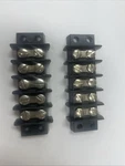 Cinch 5 Position Terminal Block Barrier Strip Lot Of (2) B74-4. Fixed Price $15.00.