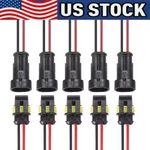 2PIN Way Car Waterproof Female Electrical Connector Plug Wire Kit Set Lot. Fixed Price $45.77.