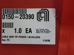 Applied Materials 0220-76019 0150-20389 0150-20390 0150-20391 Rf Coax Cable Amat. Fixed Price $220.00.