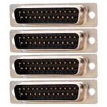 4X D-sub 25-PIN RS232 Male Assembly Solder Plug Connector Cup Socket. Fixed Price $13.29.