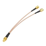 Superbat Splitter Cable Rp-sma Female To Dual V Type Adapter.... Fixed Price $15.76.
