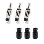 3PCS Din Plug Crimp Connector Straight Adapter Fm/am Car Radio Antenna Connectio. Fixed Price $13.44.