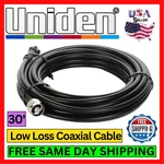 Uniden UNI-111 30FT Low Loss Cb Antenna Coax Cable N-male 50 Ohm Flexible. Fixed Price $30.95.