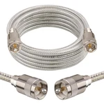 Mookeerf Cb Coax Cable 10FT,RG8X Stranded Core Uhf PL259 Male To Low Loss. Fixed Price $37.99.