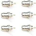 Bnc Chassis Panel Mount Socket Female Jack Solder Type Connectors Silver. Fixed Price $11.99.