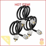 Yotenko RG8X Jumper Cable Ft 3-PACK, Cb Coax Uhf PL259 Male To Low. Fixed Price $26.88.
