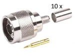 Terrawave CON-07-240 373491 Plug Pin Cable RG-8X WBC-240 LMR-2 Connector X10. Fixed Price $57.44.