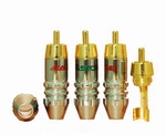 Pcs Authentic Eastone Rca Plug Audio Cable Male Connector 24K E0718 Usa Ship. Fixed Price $14.99.