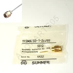 Huber + Suhner Sma 50-1-2C/111 Plug For 0.047 Semi-rigid Cable. Fixed Price $21.00.
