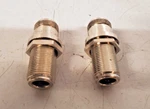 Quantity Of Amphenol Bulkhead Adapter 74868-UG-30/U (2 Qty). Fixed Price $41.96.