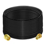 Tuolnk RG58 Jumper Cable, FT(15M) Rp-sma Female To 49.2FT-1PCS, Black. Fixed Price $24.99.