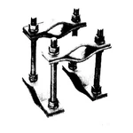 Commscope / Amphenol DB365-SP5 Andrew, Pipe Mounting Kit, Galvanized Steel,. Fixed Price $225.81.