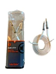 Ventev 4 Ft. Tangle Free 3.5MM Male To Aux Audio Cable Cord (white). Fixed Price $8.49.