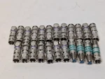 Lot Of 23 Fam P-6HR F-type Coax Cable Connectors Terminators As Shown. Fixed Price $39.99.