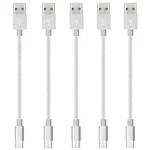 Charger, Micro Usb Nylon Braided Short Cable Fast Charging Cord For E.... Fixed Price $9.90.
