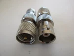 2 Psc Mini Uhf Bnc Female Coaxial Adapter Antenna Connector DLS-3059. Fixed Price $7.85.