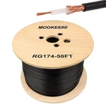 Coaxial Cable 50FTLOW Loss FEETRG174 Ohm. Fixed Price $21.83.