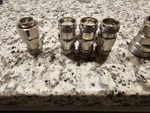 Whisary 4.3-10 Mini Din To Female Adapter 50 Ohm Piece. Fixed Price $60.00.