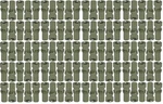 100 Lot Kalibur KUG175 Cb Radio PL259 Reducers For RG58-U Coaxial Cable. Fixed Price $92.95.