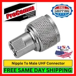 Procomm NIP-13 Nipple/female Uhf Connector For Coax Audio Video Replace. Fixed Price $12.50.