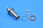 Pasternack Adapter Coaxial Connector PE9251 Bulk Head Body Brass Finish Nickel. Fixed Price $34.95.