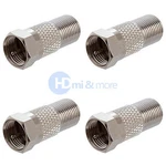 Type Connector Plug Female Jack Coaxial Adapter - Lot 4. Fixed Price $8.49.