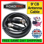 Roadpro RP-9CC 9FT Cb Antenna Coax Cable RG58A/U PL-259 For Trucks Radios. Fixed Price $17.00.