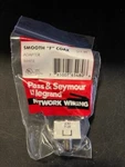 Pass & Seymour / Legrand Sff-w Smooth Coax Adapter (lot Of 5) White. Fixed Price $9.99.