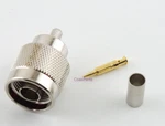 Male Coax Connector Crimp RG-142 Series Usa Ham Radio Seller. Fixed Price $5.66.