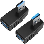 Usb 3.0 Adapter 90 Degree Female Angled Adaptor Left And Right. Fixed Price $9.77.