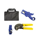 Times Microwave Systems LMR-400 Coaxial Cable Tool Kit Strip Crimp Cut RG213 214. Fixed Price $1093.64.