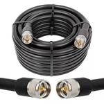 Mookeerf PL259 Uhf Cable 35FT, KMR400 Male To Coaxial Low Loss. Fixed Price $49.99.