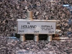 Holland GHPNA-3, Splitter (3-WAY ) 5-1500 Mhz Brand New Free Ship. Fixed Price $5.99.