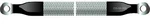Abr 235-5X-10 10FT 1IN Flat Tc Ground Braid With #10 Stud Ring Terminal. Fixed Price $50.95.