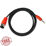 Mtueranc 5PIN Din To 3.5MM Trs Midi Cable, Red 1.5M. Fixed Price $20.00.