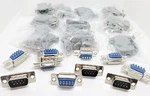 Pc Accessories 10 Sets Solder Type DB9 Male Plastic Hoods D-sub Connector Kit. Fixed Price $18.47.