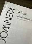Kenwood Trio VFO-230 Manual Copy. Fixed Price $9.74.
