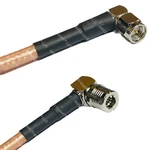 RG400 Sma Male Angle To Qma Rf Cable Fast-ship Lot. Fixed Price $134.69.